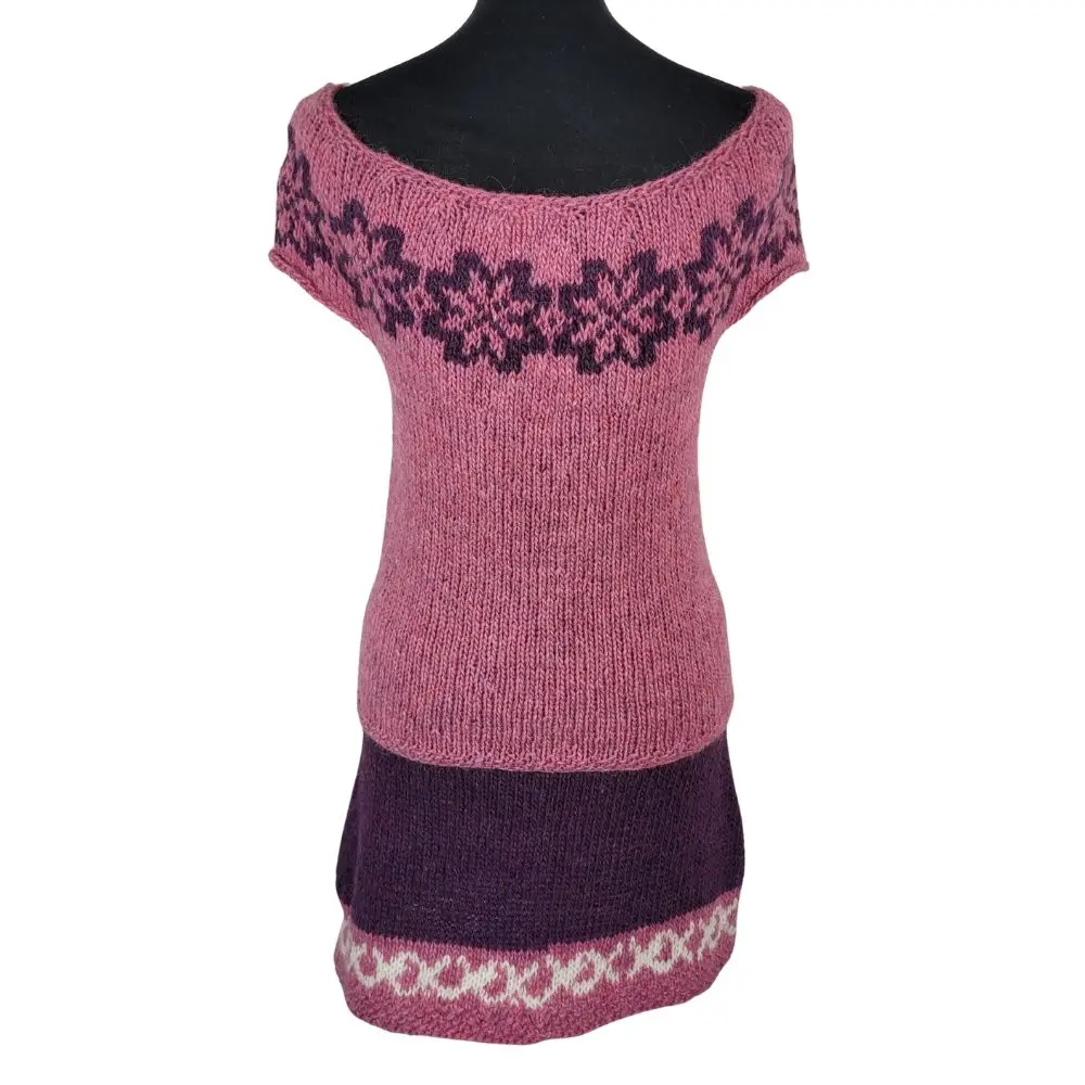 Islandsk sæt - Overdel og Nederdel - Billede 3