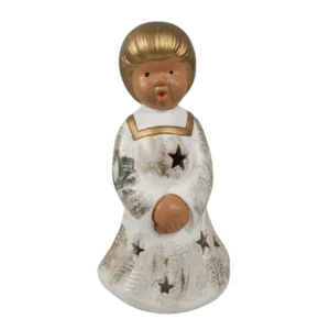 Engel figur med guld detaljer