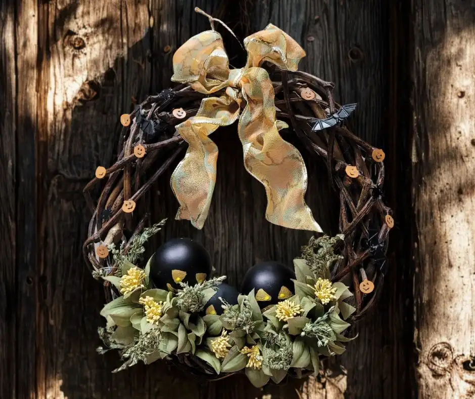 Halloween krans Perfekt til at skabe en hyggelig efterårs stemning