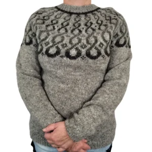 Islandsk trøje i grå