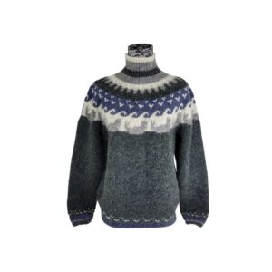 Uld sweater med sæler