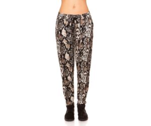 Joggers slange print bukser