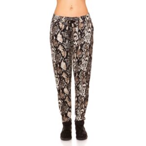 Joggers slange print bukser