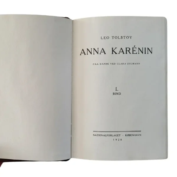 Anna Karénin af Leo Tolstoy forside