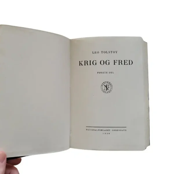 Leo Tolstoy - Krig og Fred forside