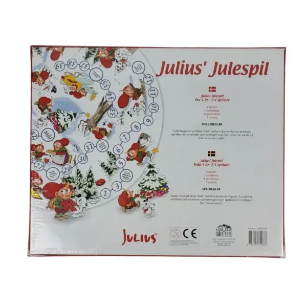 Julius' julespil bagside