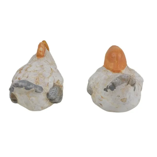 Rustikke hønse figurer - Sæt af 2 - Image 2