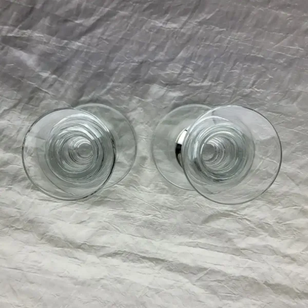 Elegante glasstager - Sæt af 2 - Image 2