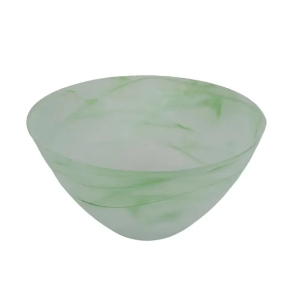 Grøn glas skål