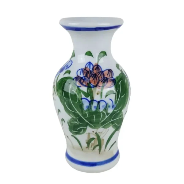 Håndmalet porcelænsvase
