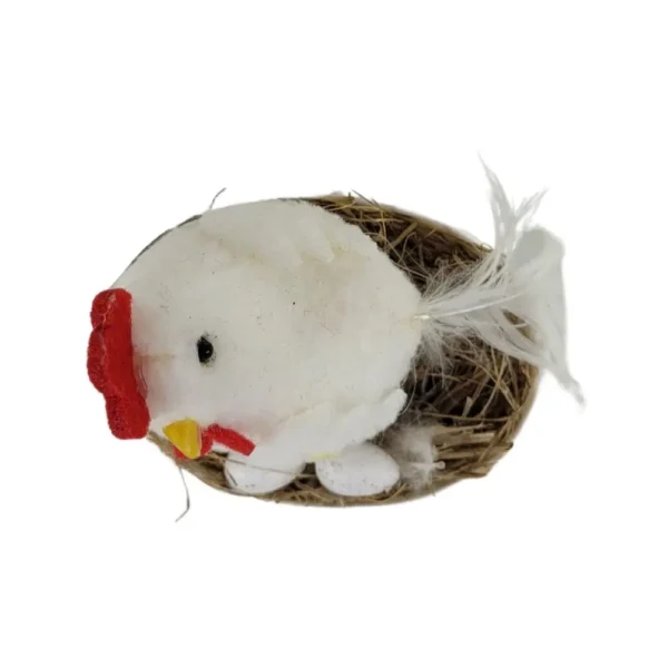 Høne i rede med æg - Image 2