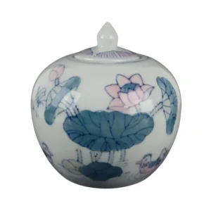 Imerco porcelænskrukke med låg