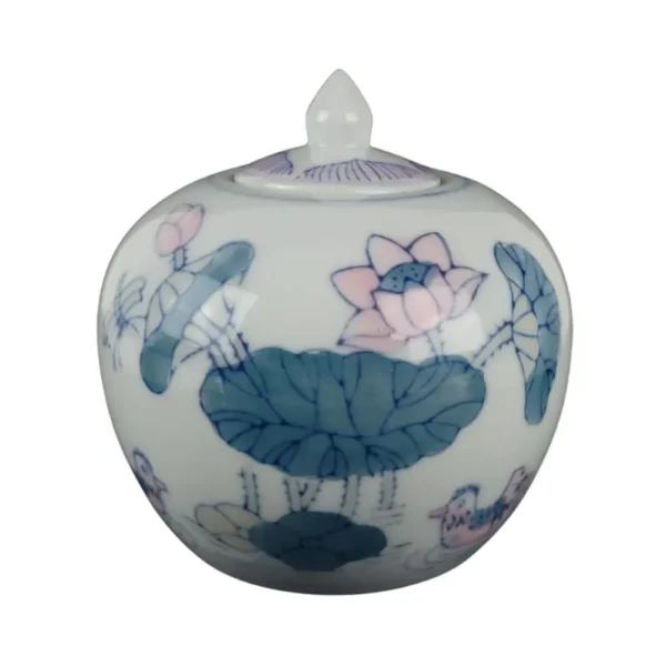 Imerco porcelænskrukke med låg