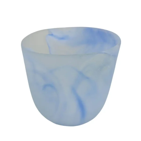 Marmorerede glas skål