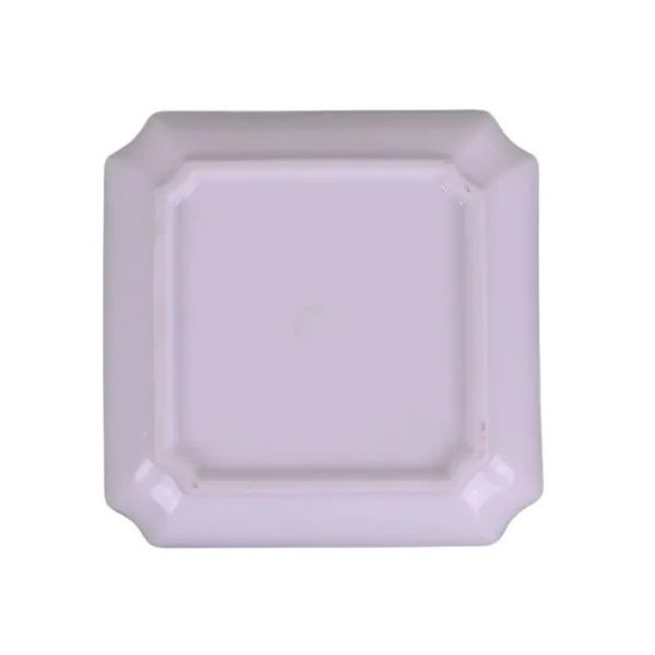 Porcelænsfad med fuglemotiv bagside