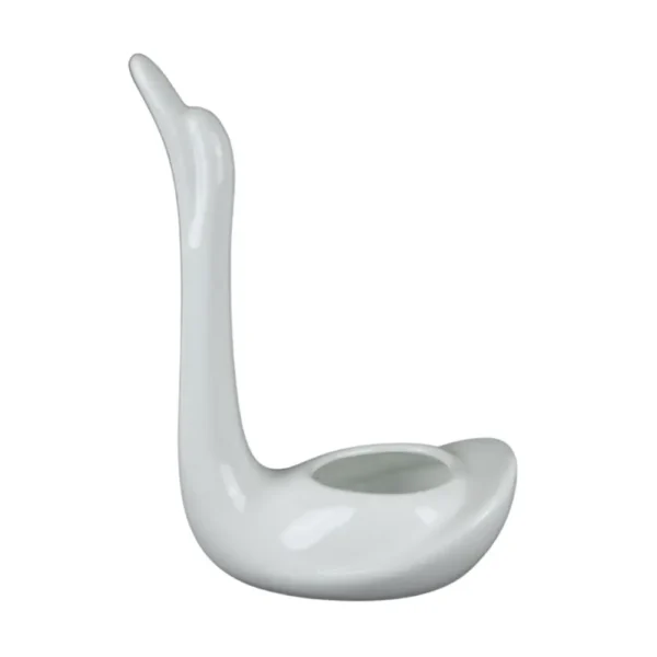 Porcelæn svane fra Portugal fra siden