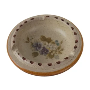 Vintage askebæger med blomstermotiv
