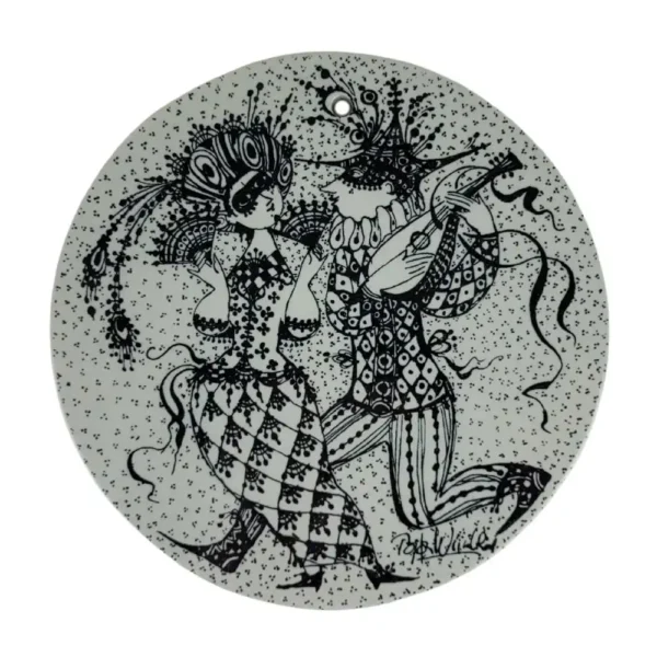 Februar Bjørn Wiinblad platte