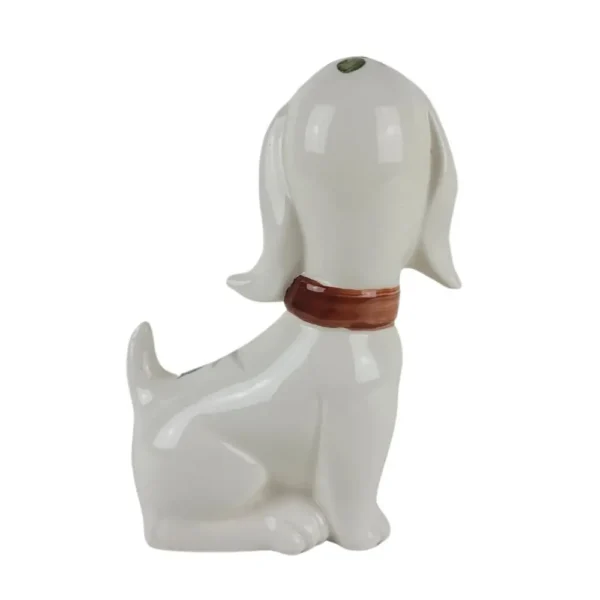 Hundefigur med blomstermønster med mindre skår - Image 2