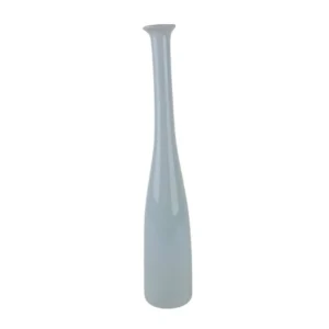 Høj hvid vase