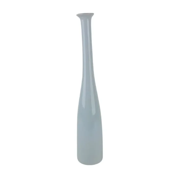 Høj hvid vase