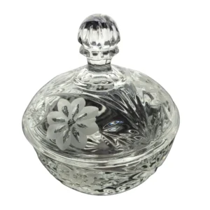 Krystal glas bonbonniere