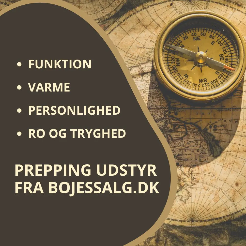 Prepping udstyr fra Bojessalg.dk