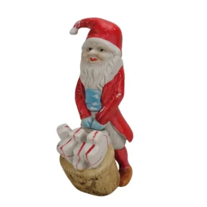 Gammel julemand med gavesæk