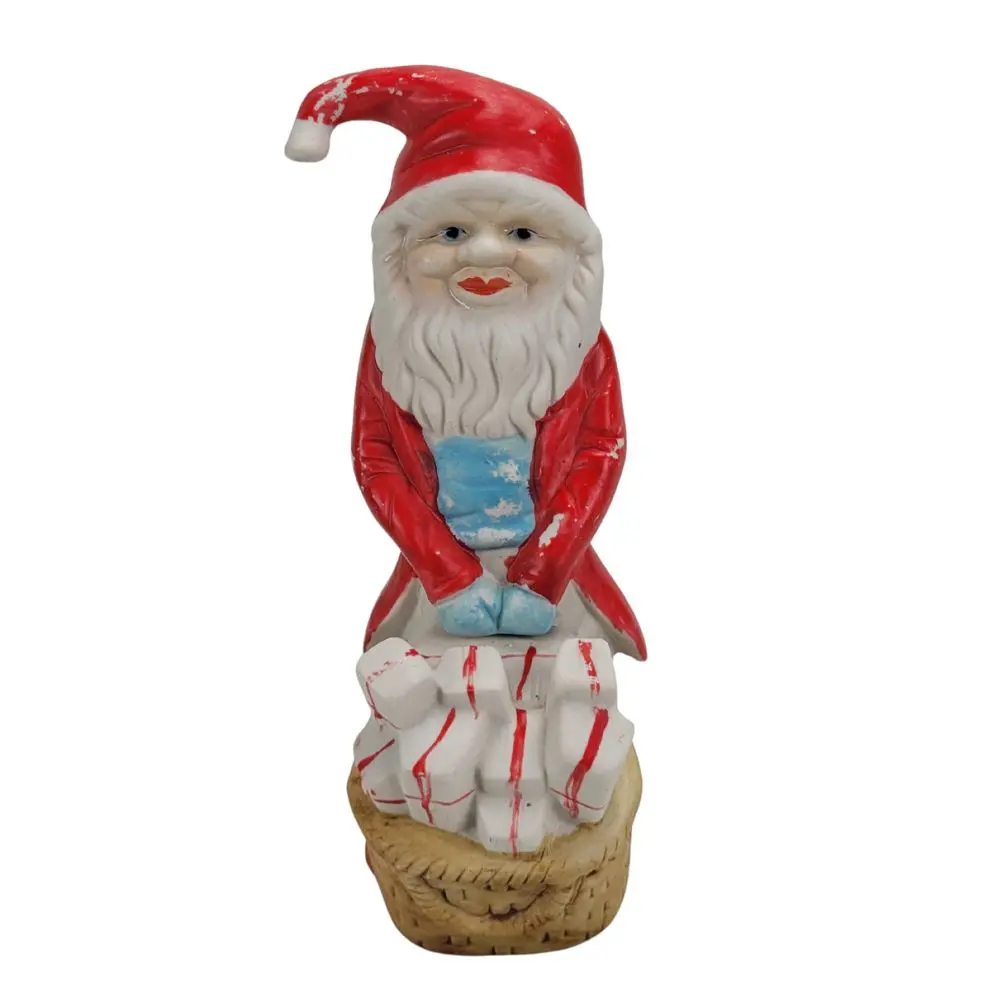 Gammel julemand med gavesæk forside