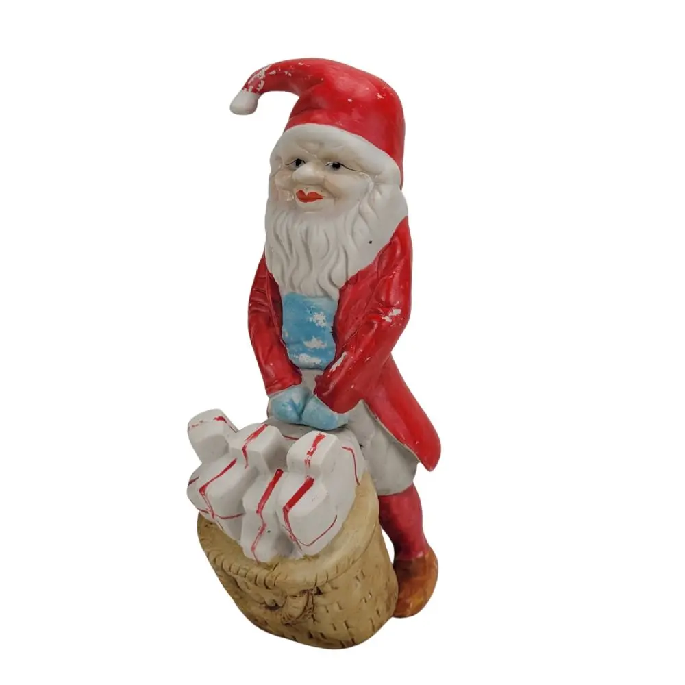 Gammel julemand med gavesæk