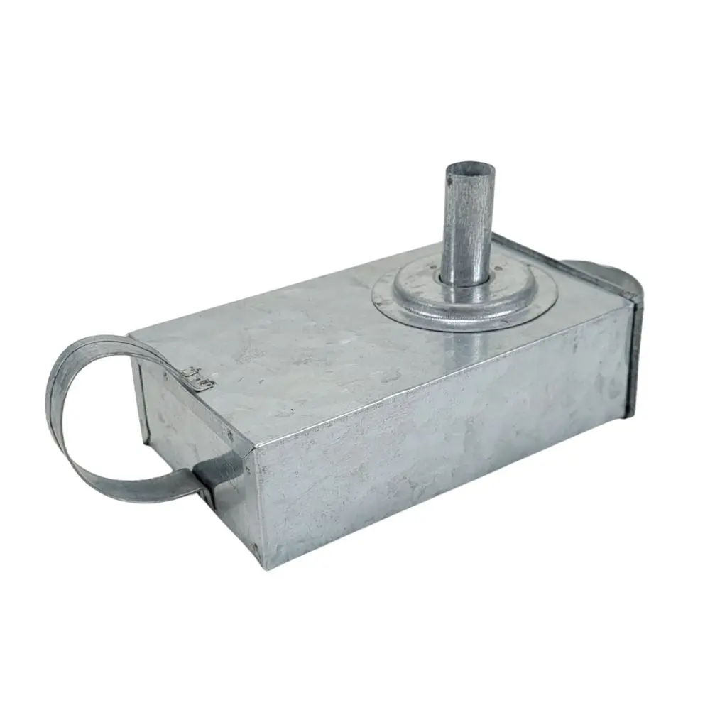 Metal lysestage med opbevaring - Billede 3