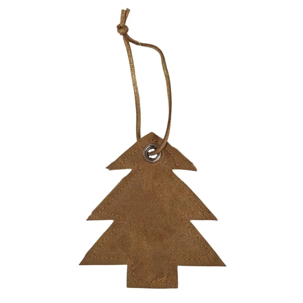 Læder Juletræsophæng bagside