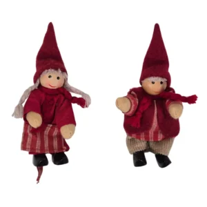 Rødnissepar med magnet