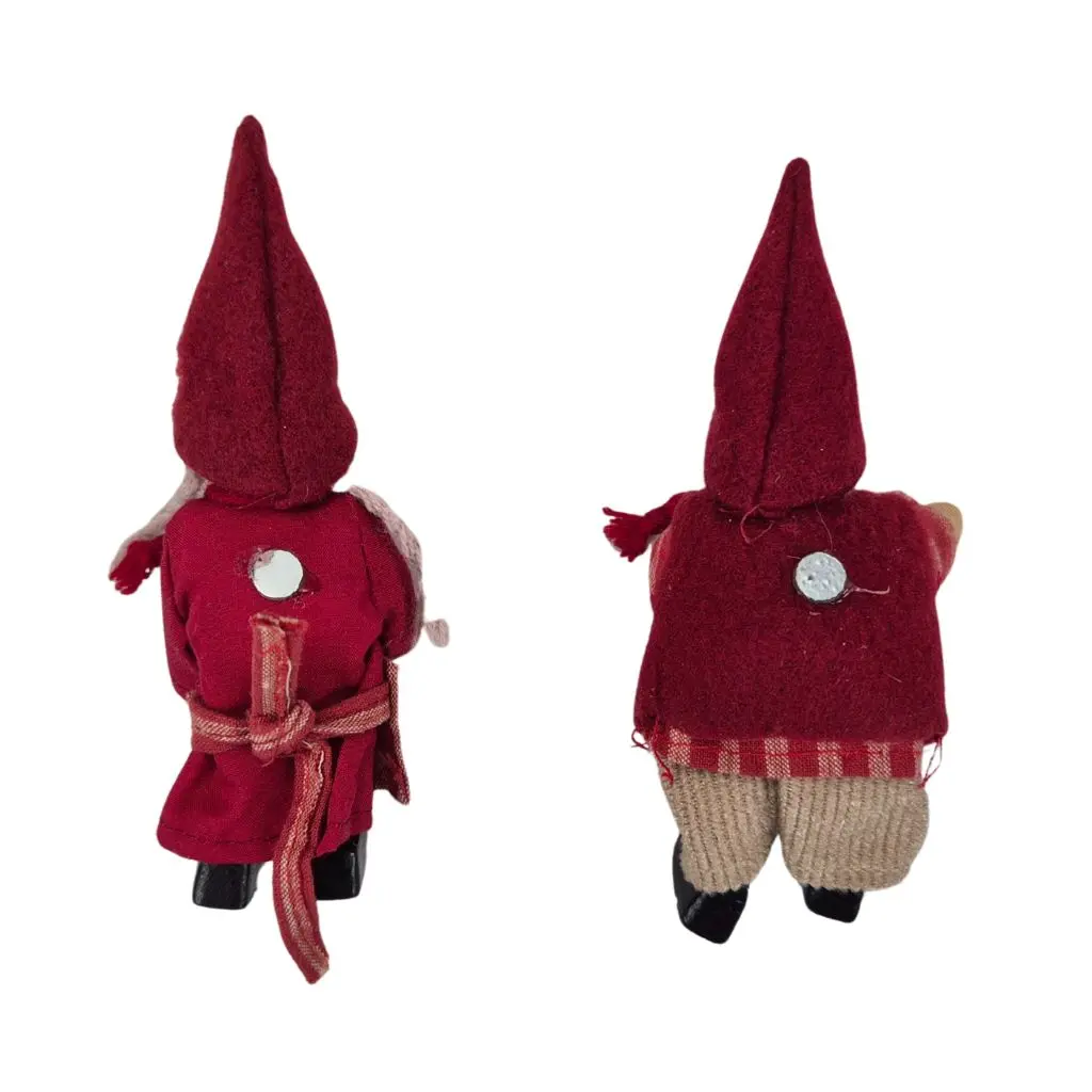 Rødnissepar med magnet - Billede 2