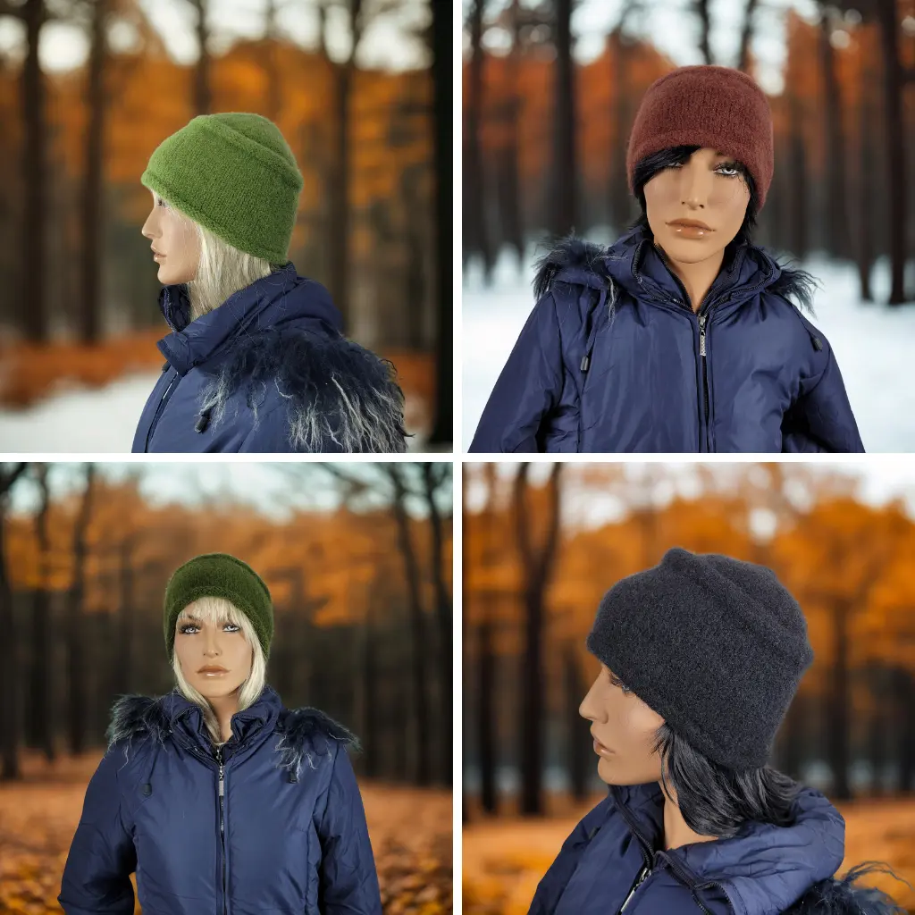 Håndstrikkede Kosak Huer