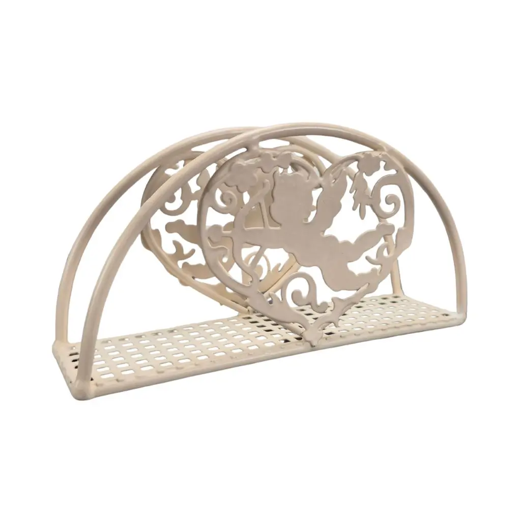 Dekorativ servietholder i metal