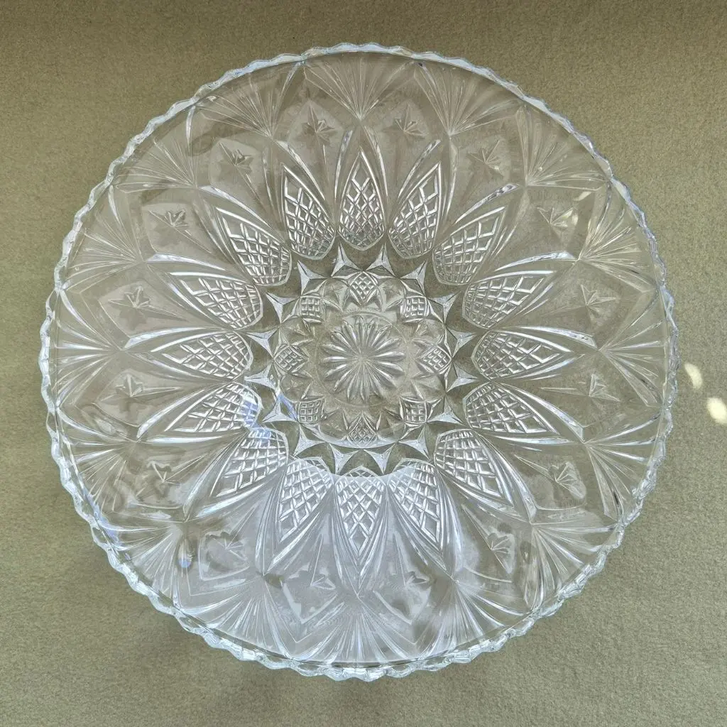 Krystalglas fad - Billede 3