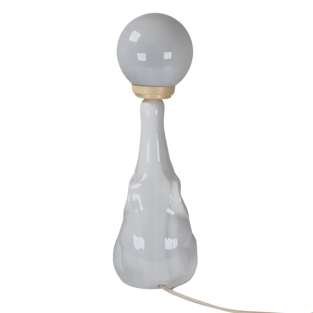 Elefant Bordlampe i Porcelæn - Billede 6