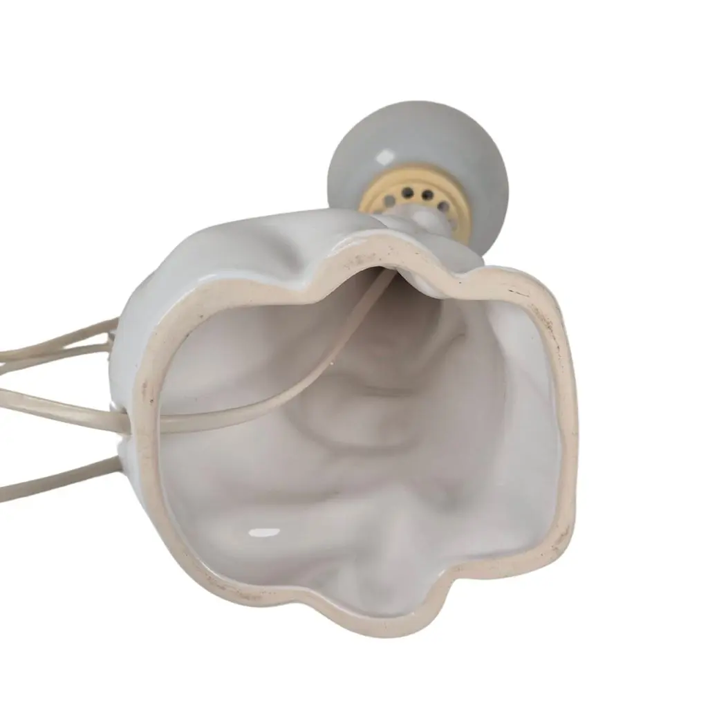 Elefant Bordlampe i Porcelæn fra bund