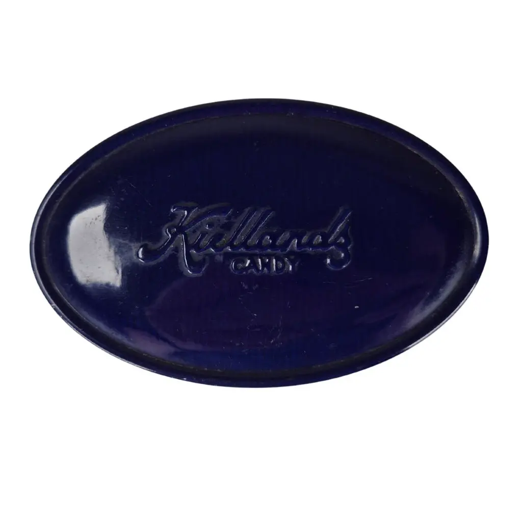 Retro Kiellands Candy metaldåse fra top